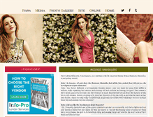 Tablet Screenshot of ivana-baquero.com